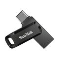 SanDisk Ultra Dual USB Typ-C Laufwerk 64 GB, USB-Stick schwarz