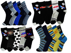 10 Paar Thermo Kinder Jungen Socken Größe 19 20 25 28 29 30 31 32 33 34 35 39