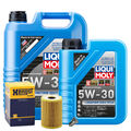 Motoröl 5W30 LIQUI MOLY Longtime Hightech 6L+HENGST Ölfilter+Ölablassschraube