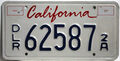 -1- CALIFORNIA Car Dealer Nummernschild Kalifornien US License Plate Kennzeichen