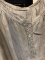 Damen Shirt Gr. 42/44*khaki/grau* Made in Italy * Topzustand!