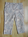 7/8 Hose BRAX Feel Good Slim Line  Gr 42 K stretchig Beige Animal Print wie Neu