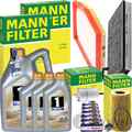 MANN INSPEKTIONSPAKET+MOBIL1 0W-40 ÖL passend für PORSCHE BOXSTER 986 2.5-3.2 S