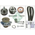 1x Wasserpumpe + Zahnriemensatz Schaeffler INA 530 0360 30 passend für AUDI