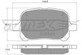 TOMEX Brakes Bremsbelagsatz Scheibenbremse TX 13-73 für TOYOTA CAMRY PREVIA 2
