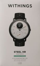 Withings Steel HR Sport - Multisport Hybrid Smartwatch,weiße Ziffernblatt-Umverp