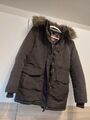 Superdry Damen Everest Parka Winterjacke Größe M schwarz