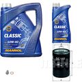 MAHLE ÖLFILTER 6 L MANNOL Classic 10W-40 für Mercedes-Benz Saloon 230 E 190