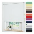 Liedeco Springrollo Schnapprollo Mittelzugrollo Verdunkelungsrollo Fenster Weiss