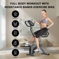 4 in 1 Indoor Fitness Bike Fahrrad Heimtrainer Trimmrad Hometrainer LCD display