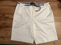 Kurze Stoff Hose Bermudas Bermuda Shorts von ESPRIT in Größe 36 WEISS mit Gürtel