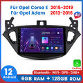 6+128G Carplay Autoradio Für Opel Corsa 2015-2019/Adam 2013-2016 GPS Stereo DAB+