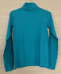 Türkises Rollkragen Sweatshirt, Kinder, Größe 158/164