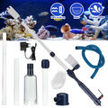 Elektrische Mulmsauger Kit Aquarium Wasserwechsler Fish Tank Bodenreiniger Blau