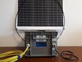 Solaranlage mit Speicher (12V/26AH)und Solarmodul (12/50W)Camping/Zelt/Outdoor