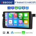 Android 13 Autoradio GPS Navi RDS WIFI +KAM für 3er BMW E46 318 320 325 Rover 75