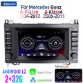 Autoradio Carplay Android 12 GPS Navi Für Mercedes Benz A B Klasse W169 W639 906