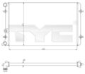 TYC KÜHLER MOTORKÜHLUNG passend für AUDI A3 TT SEAT LEON TOLEDO SKODA OCTAVIA