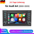 Autoradio Android 13 GPS Navi BT SWC DAB+ 32G Für Audi A4 8E 8H B6 B7 2000-2009