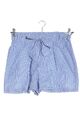 ZARA High-Waist-Shorts Damen Gr. DE 36 weiß-blau Casual-Look