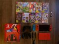 Nintendo Switch (OLED-Modell) Mario-Edition (Rot) + 12 Spiele! Mario, Zelda