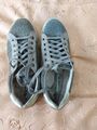 Tamaris SPORTSCHUHE Schuhe Damenschuhe/Sneaker Gr.38 Silber Stoff Zustand Gut 