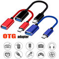 Usb-C 3.1 Typ C Stecker Auf Usb 3.0 Typ A Buchse Otg Adapter Konverterkabel § <