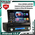 8-Kern Android 13 1 Din Autoradio GPS Navi CarPlay DAB+ Radio WiFi  32GB BT 5.0