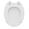 BEMIS Sitz Wc Toilettensitz Universale Holz Weiß Canyon 42-44 X 37 CM Badezimmer