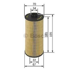 BOSCH 1 457 429 152 Ölfilter  für AUDI VW SKODA Filtereinsatz