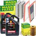 MANN INSPEKTIONSPAKET+MOTUL 5W-30 ÖL passend für MERCEDES M/R KLASSE X164 W251