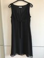 Marie Lund Copenhagen Edles Kleid Abendkleid Chiffon Schwarz Gr. 38 - Wie NEU!