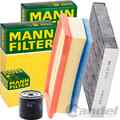 MANN FILTER INSPEKTIONSPAKET passend für1.5 dci DACIA DUSTER HM LOGAN SANDERO 2