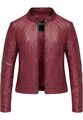 Damen Echtleder Jacke Biker Zipper Lederjacke RJ-8004