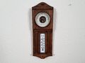 Altes Barometer mit Thermometer aus Holz Vintage