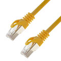 Netzwerkkabel S/FTP PIMF Cat. 7 1,50 Meter gelb Patchkabel Gigabit Ethernet