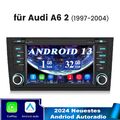 1+32G Carplay Android13 Autoradio GPS 4G WIFI Für Audi A6 4B2 4B5 C5 1997-2005