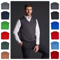 James Nicholson Men's V-Neck Pullunder JN657 Herren Strick Pullunder VAusschnitt