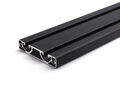 Aluminiumprofil schwarz 80x16 E I Typ Nut 8 ultraleicht Alu (22,90€/m,min.1€)