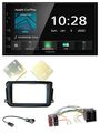 Kenwood Bluetooth MP3 DAB USB 2DIN Autoradio für Smart ForTwo 2010-2015 ISO