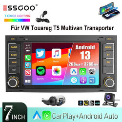 DVR  Für W Touareg T5 Multivan V Carplay Autoradio Android 13 2+32G GPS RDS +KAM