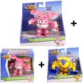 3x Super Wings Actionfigur Super Charge Spielfiguren KOMBI-ANGEBOT Dizzy Donnie