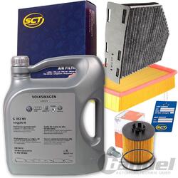 FILTERSET SATZ+0W30 MOTORÖL 1.6 FSI für AUDI A3 8P PASSAT 3C TOURAN 1T1 2