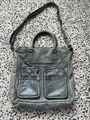 Damen Ledertasche Axel David Vintage blau