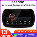 DAB+ Autoradio Android 13 32G Für Benz Smart Forfour Fortwo 453 GPS Nav WIFI KAM