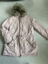 Benotti Parka Jacke mit Kapuze,Fell abtrennbar, schönes Rosa, Gr.46/48 !!