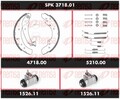 REMSA Bremsensatz Trommelbremse Super Precision Kit SPK 3718.01 254mm für FIAT 1