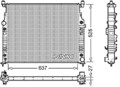 DENSO Wasserkühler Für MERCEDES X164 W164 W251 V251 05-14 A2515000703