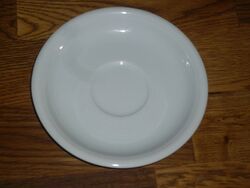 1  Untertasse zu Kaffeetasse   14 cm  unbenutzt   Thomas  TREND  weiss 