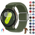 Für Samsung Galaxy Watch FE 7 6 5 4 40 44mm Nylon Magnet Ersatz Armband Quickfit